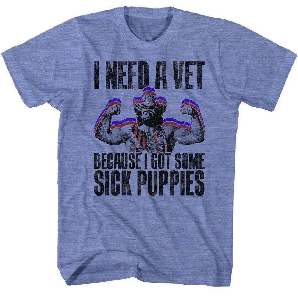 Macho Man Sick Puppies Light Wrestling Children s T-shirt 110