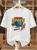 Men's Lightweight Breathable Polyester T-Shirt - Quick-Drying Regular Fit for Casual Daily and Formal Wear, Suitable for