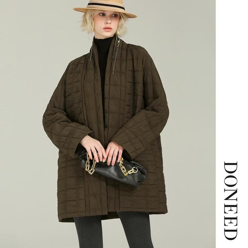 DONEED Vintage Quilted Loose-Fit Jacket