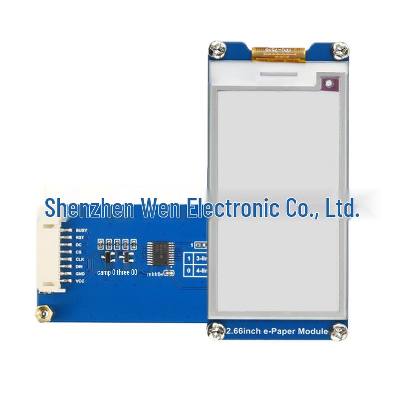 Raspberry Pi e-Ink Display Module - 2.66" Red, 296×152 Px, SPI Communication