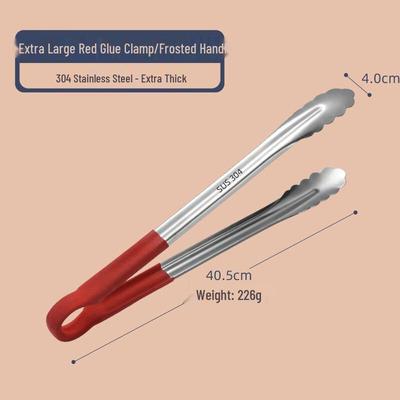 304 Stainless Steel Kitchen Food Tongs