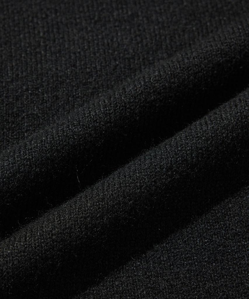STCO V-Neck Solid Knit Black_Sktxa51Nsb