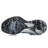 LiNing Combat Low Cushioning Anti-Slip And Wear-Resistant Low-Top Basketball Shoes Black White ABPR027-3