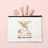 You Will Become An Aunt/Grandma Baby On The Road Print Makeup Bags Pregnancy Announcement Cosmetic Bags Baby Reveal for Family