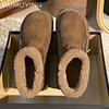 Fur Platform Women Ankle Boots Suede Flats Fashion Warm Shoes Woman 2025 Trend New Winter Causal Walking Warm Women’s Snow Botas