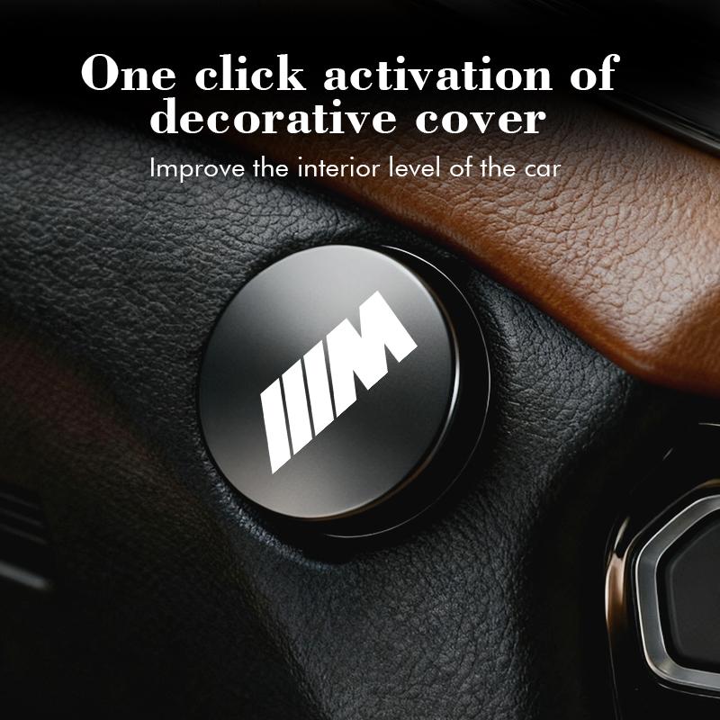 Car One-Key Engine Start Stop Button Alloy Cover Accessories For BMW M Performance Alpina M3 M5 M6 X1 X3 X4 X5 G20