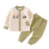 Children's Quilted Warm Underwear Set – Thick 2-Piece for Baby, Spring & Autumn.