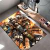 Anime Fighter Heroes Battle suitable as a non-slip mat for the living room or bedroom sofa