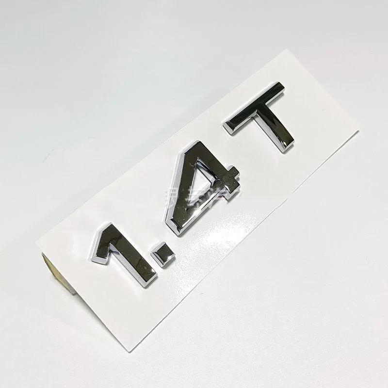 

1.4T Letter Auto Lichaam Embleem Achter Kofferbak Badge Sticker For A3 A4 A5 A6 A7 Q3 Q5 Q7 серебряный