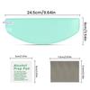 Ygmylandbb Motorcycle Helmet Visor Insert Anti Fog Film Transparent Protective Film Clear Vision Canal Film Universal 1 Pack (Style 2)