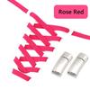 Magnetic Shoe Laces Clip Flat Elastic Stretch Laces Sneakers Lazy No Tie Shoelaces Woman Men Children Casual Shoelace for