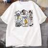 Vintage Coraline Halloween TShirt Y2k Spooky Tshirt Horror Graphic T Shirts Cotton Short Sleeve Unisexs Clothing Male Tops Tee