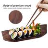 Elegant Sushi Tray Snacks Salad Desserts Wooden Container Home Restaurant Serving Dish