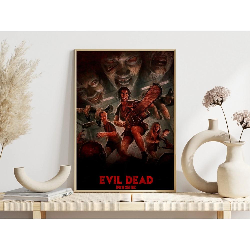 Vintage Horror Movie Evil Dead Rise Poster Estranged Sisters Modern Prints Canvas Painting Wall Pictures Home Living Room Decor