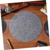 Totority 2-Piece Record Mat, Turntable Felt Mat, Vinyl Slipmat, DJ Slipmat, Record Protection Mat, Felt Mat, Gray