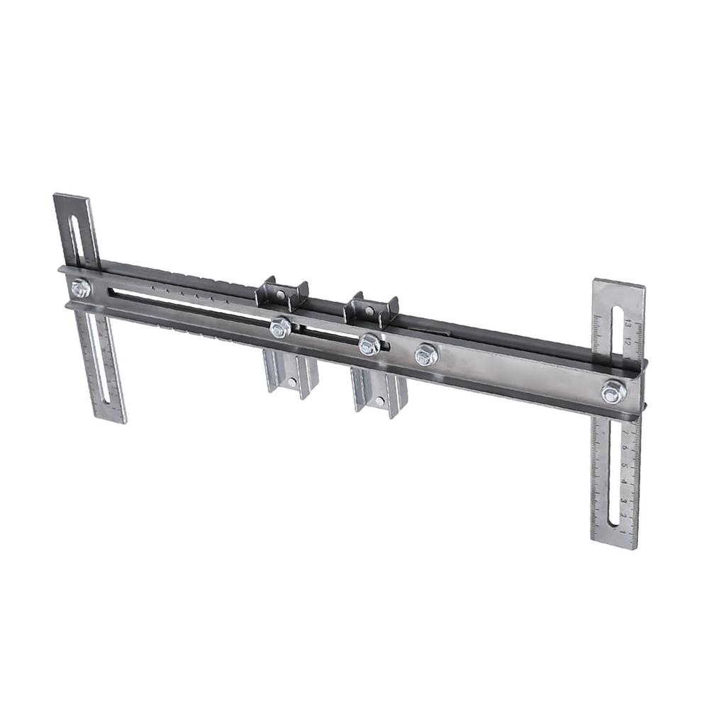 Cabinet Hardware Jig Template Stainless Steel Closet Hanging Rod Locator Guide Jig