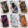 For Huawei P30 Lite Case MAR-LX1A Soft Silicone Cool Flower Pattern Shockproof Cover for HuaweiP30 P 30 Pro Lite Coque  Funda