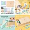 Tool Box For Kids Wooden Screwdriver Set Educational Toy For Early Learning