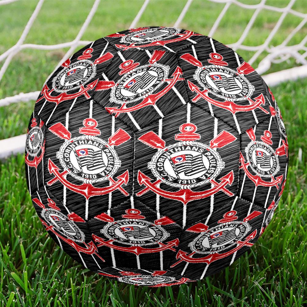 Sport Club Football Crest Printed Size 5 Soccer Balls, High-Quality, Anti-Slip, Protective Football, A Unique Gift , Birthdays, Christmas Gifts