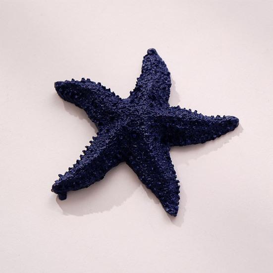 Starfish Figurine Resin Starfish Aquarium Decoration Realistic Artificial Starfish Ornament for Fish Tank Home Nautical Decor DIY Crafts