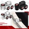 4Pcs ST Badge Car Wheel Tire Valve Caps Tyre Air Stem Airdust Waterproof Covers For Focus MK2 MK3 MK4 Fiesta Kuga Mondeo