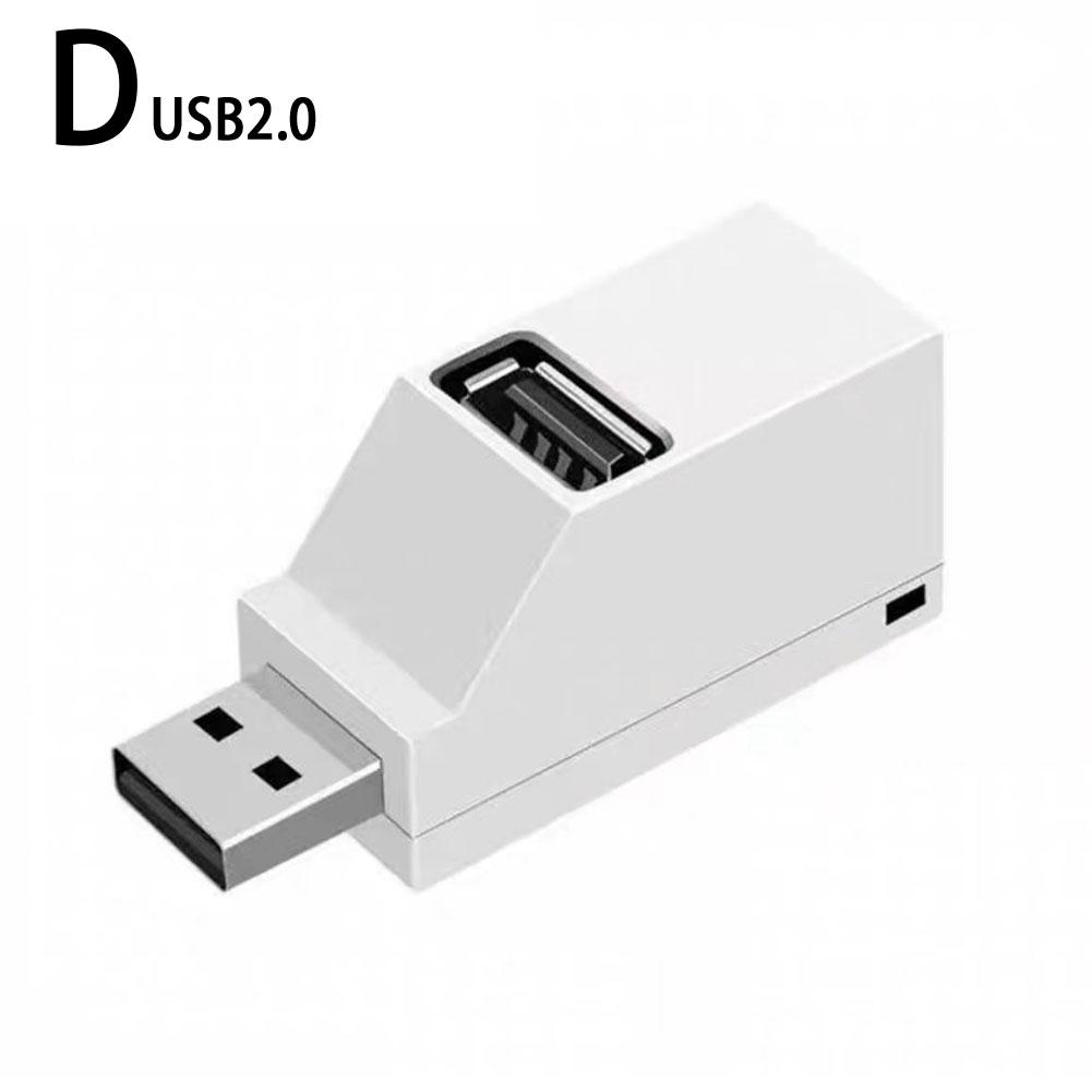 USB 3.0 HUB Adapter Extender Mini Splitter Box 1 To 3 Ports Data Transfer High Speed USB2.0 Hub For PC Laptop U Disk Card Reader