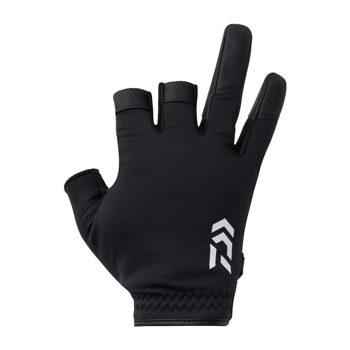 

Daiwa Cold Weather Game Size M (DAIWA) Gloves, 3-Piece Cut, DG-6525W, Black, чёрный