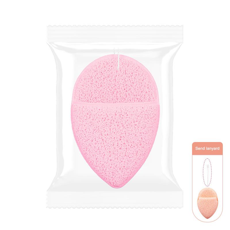 

1/5 шт. Спонжи для лица, очищающая губка для умывания лица, многоразовые салфетки для снятия макияжа, отшелушивающие подушечки для ежедневного очищения, инструмент для ухода за кожей темно-розовый