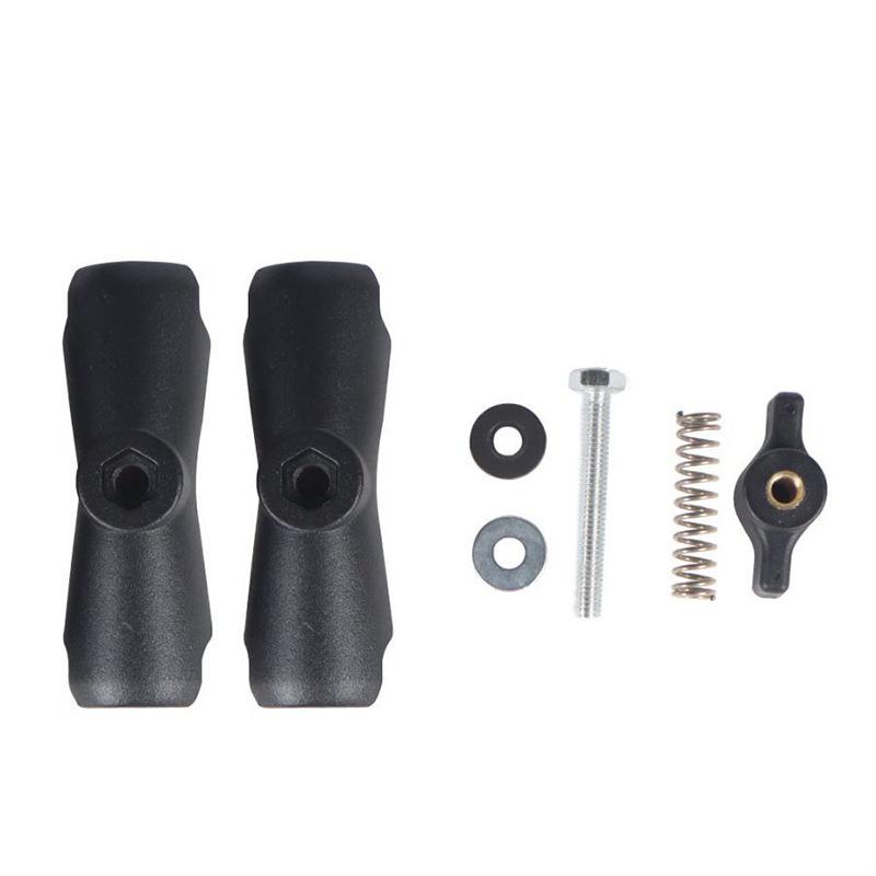 Double Socket Ram Mount Support Holder Clamp Compatible with 1 Inch 25mm Ball Mount Boule Ram Motorcycle Accessories