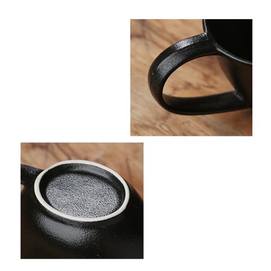 Yousheng Sauce Cup Ceramic Handle Design Dishwasher Safe Wide Spout No Mess Pouring Sauce Serving Pitcher Home Kitchen Decor