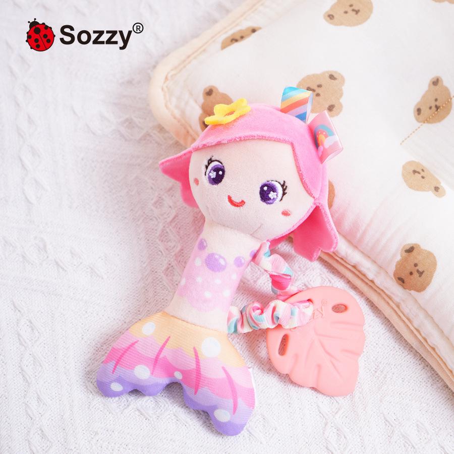 Sozzy Mermaid Crib Mobile & Rattle Toy for Early Education (0-3 Years)