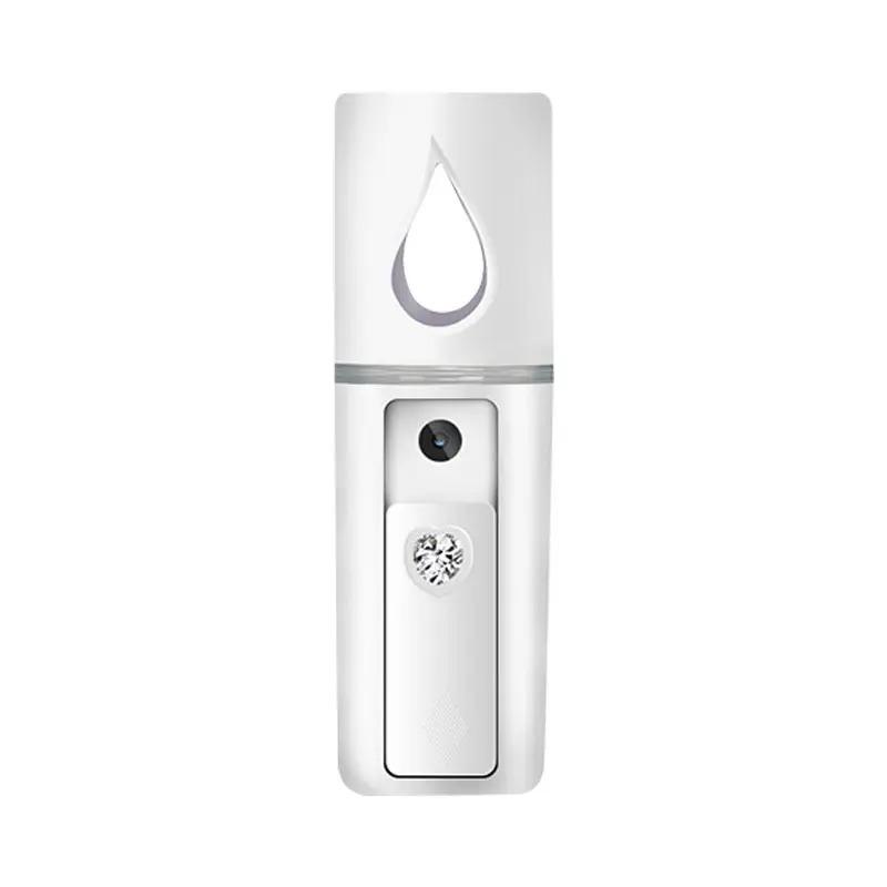 Mini Nano Mist Sprayer Cooler Facial Steamer Humidifier USB Rechargeable Face Moisturizing Nebulizer Beauty Skin Care