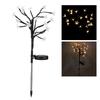 Solar Powered 20LED Lawn Light Warm Peach Tree Lamp for Outdoor Garden Road Courtyard