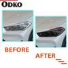 For BMW X1 F48 X2 F39 X3 F25 G01 X4 G02 X5 F15 X6 F16 X7 Car Headlight Smoked Black Protective Film Self Healing TPU Sticker