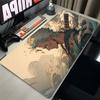 Gaming Mouse Pad Gamer Home Computer Accessories Cool One Piece Roronoa Zoro Mousepad XXL Keyboard Pad NonSlip Office Mouse Mat