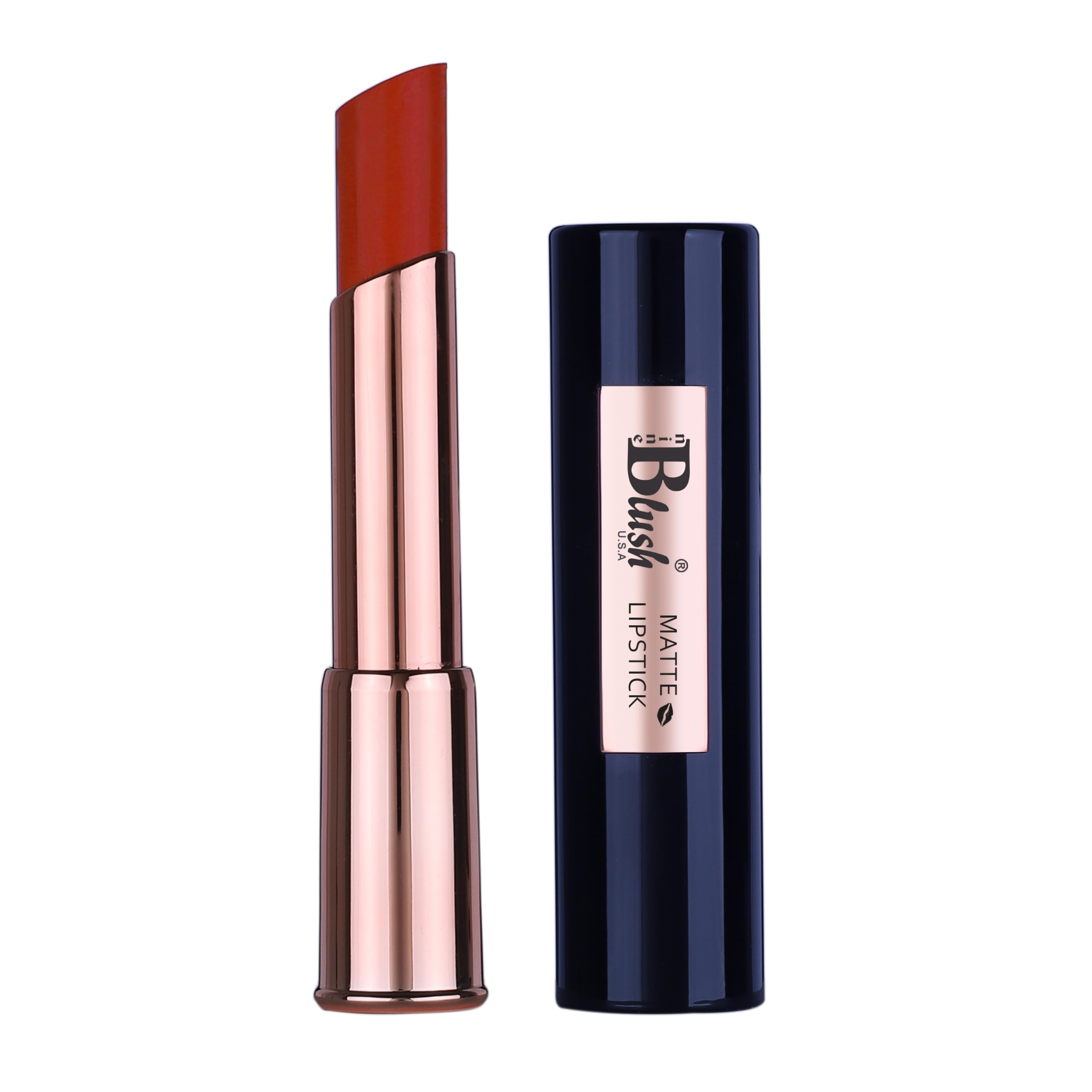 

NINE BLUSH Матовая помада для губ Масло ши, масло жожоба, витамин Е, натуральные пигменты Стойкая, увлажняющая и легкая Без парабенов, вазелина