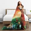 Project Hail Mary Poster Warm Cozy Blanket For Sofa Home Fashion Bedding Throws Autumn Plane Travel Flannel Bedspread