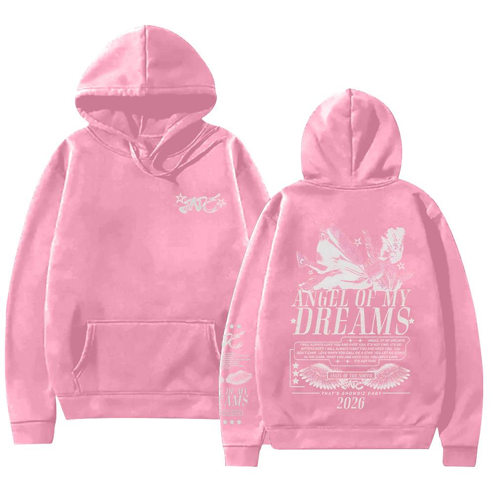 Angel of My Dreams 2026 Hoodie Jade Thirlwal Merch Clothing Fashion Hip Hop Casual Fleece Sweatshirts Unisex Y2K Hoody