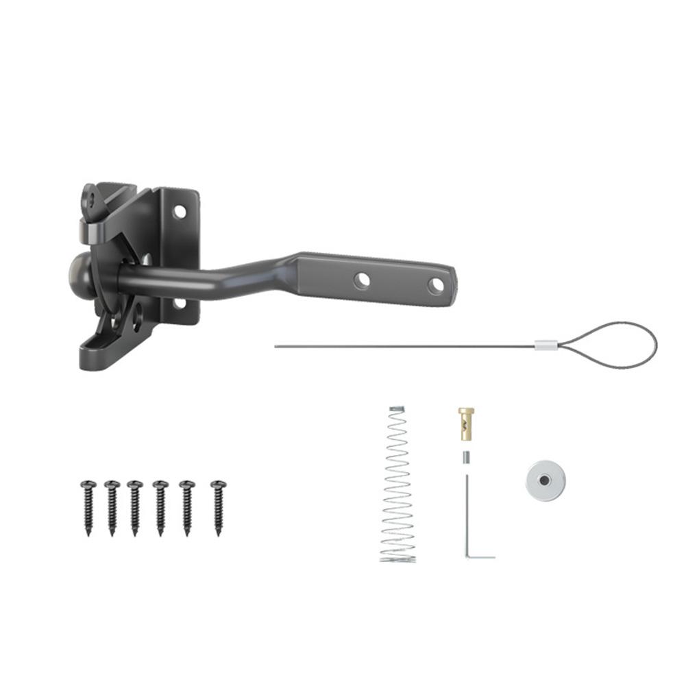 

Bolt With Bolt Auto Gate Latch HEAVY DUTY Inc SCREWS Automatic For Slam Catch Garden Spring Cable Self-locking Door Lock