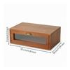 Wooden Desk Organizer with Drawers Vintage Cabinet Multi-Purpose for Living Room