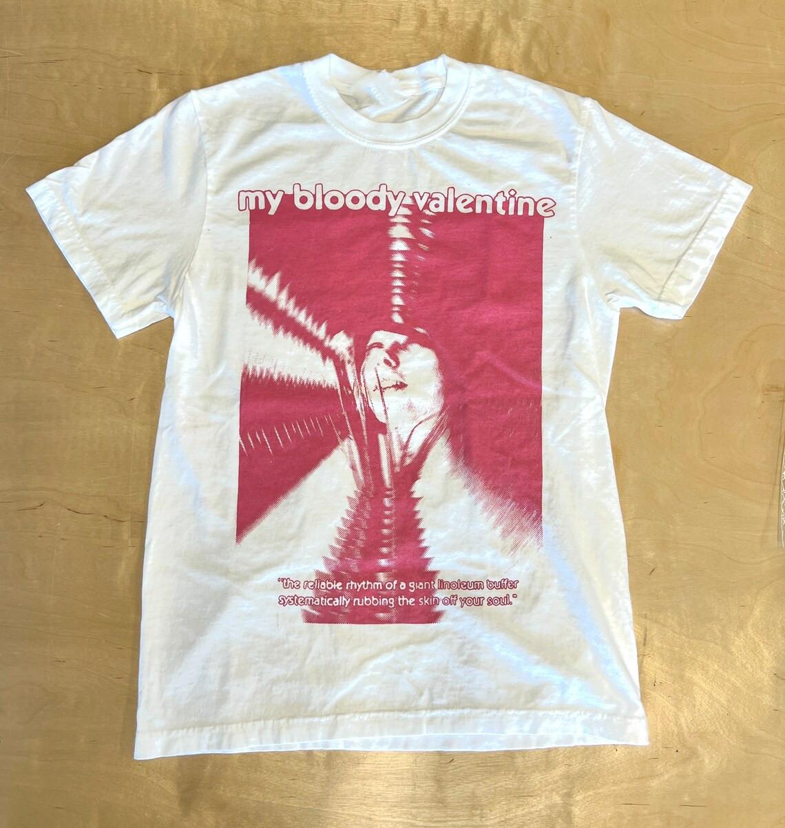 NEW My Bloody Valentine Band Album Heavy Cotton White T Shirt For Fans US009 XL
