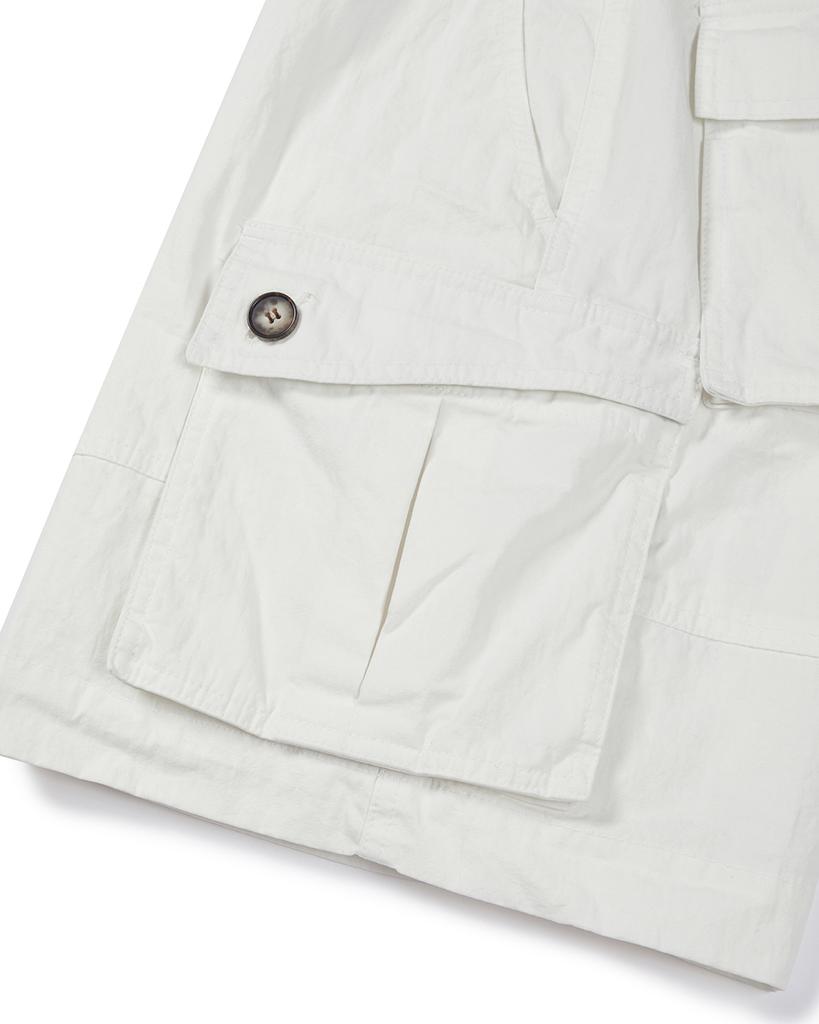 Kalagteo Issue Cargo Shorts / White