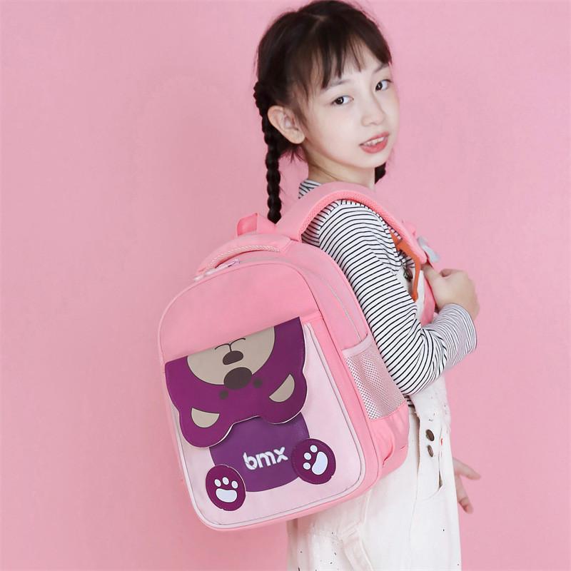 Adorable Large Capacity Cute Bear Backpack For Boys And Girls Comfortable Canvas Design