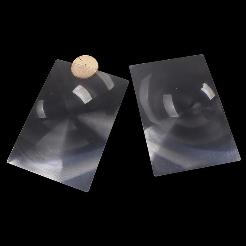 Lentilă Optică Fresnel Pătrată 260Mmx180Mm A4 Ultra-Subțire Pagina Întreagă Lectură Telefon Lupă Lentilă