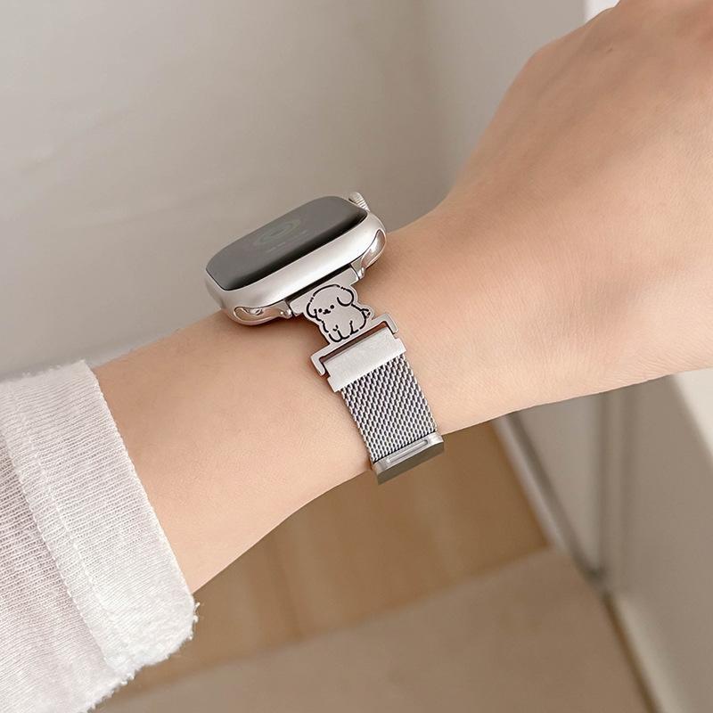 

Підходить для браслета Huawei Fit4Pro Gt543 Міланський ремінець Цуценя Цуценя Mi Band 8/9/10 applicable: huawei watch4pro-48mm