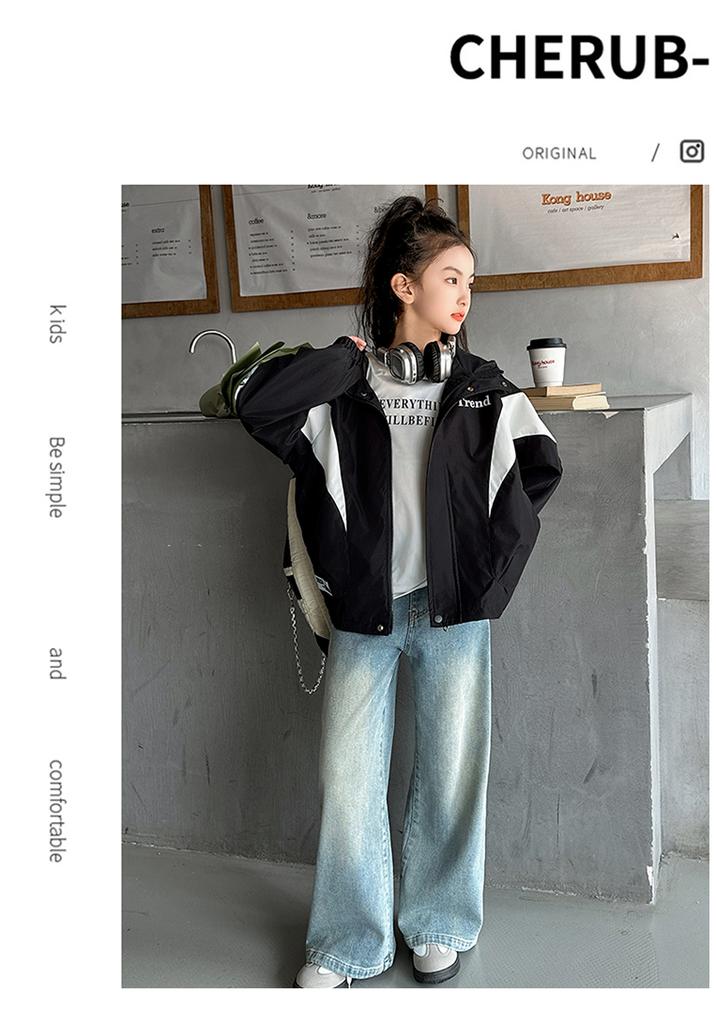 Girls' Outerwear, Autumn Children's Submachine Jacket 2026 New Style, This Year's Popular and Explosive Early Autumn Lightweight Girls' Top