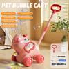 Dog Bubble Machine for Toddlers Portable Bubble Maker Blower Toy with Lights Large Output Rechargeable Lion Elephant Shape Indoor Outdoor Play Toys
