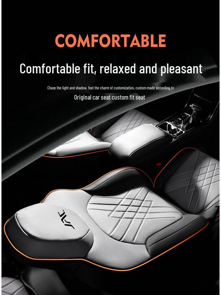 New Model Jianghuai Sihao A5 Full Leather Car Seat Cushion - Universal, All-Season