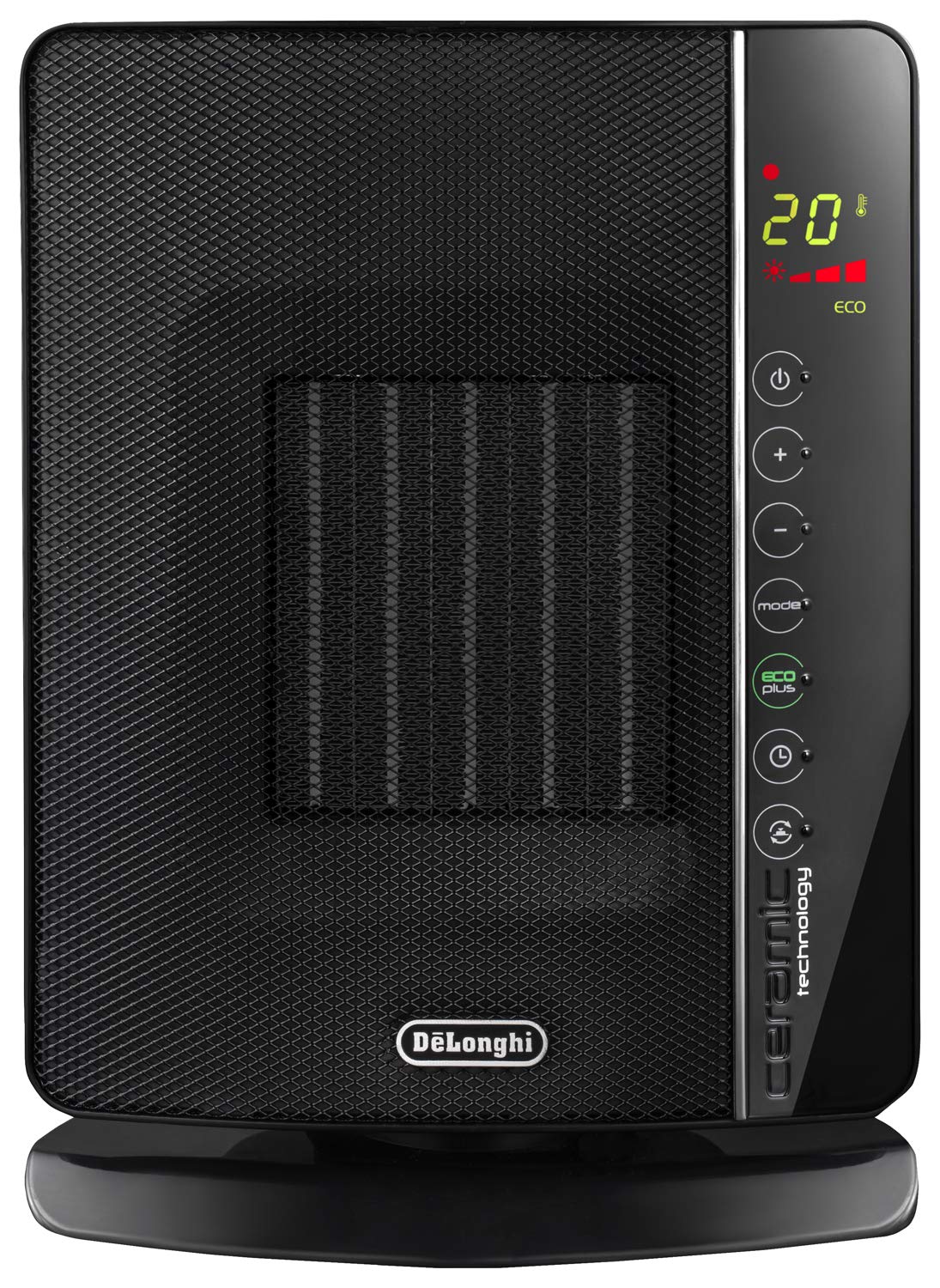 

Керамический тепловентилятор DeLonghi, черный DCH7993ERJS-BK чёрный