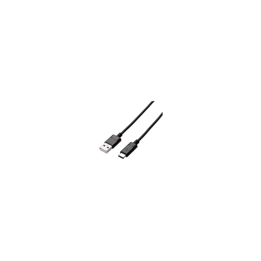 (Set of 3) ELECOM USB 2.0 Cable (Certified, A-C) U2C-AC10NBK